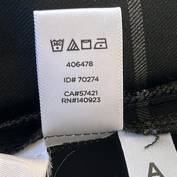 LOFT Marisa Black Windowpane Slacks/Trousers/Dress Pants, NWOT, Size 6 - Picture 13 of 14